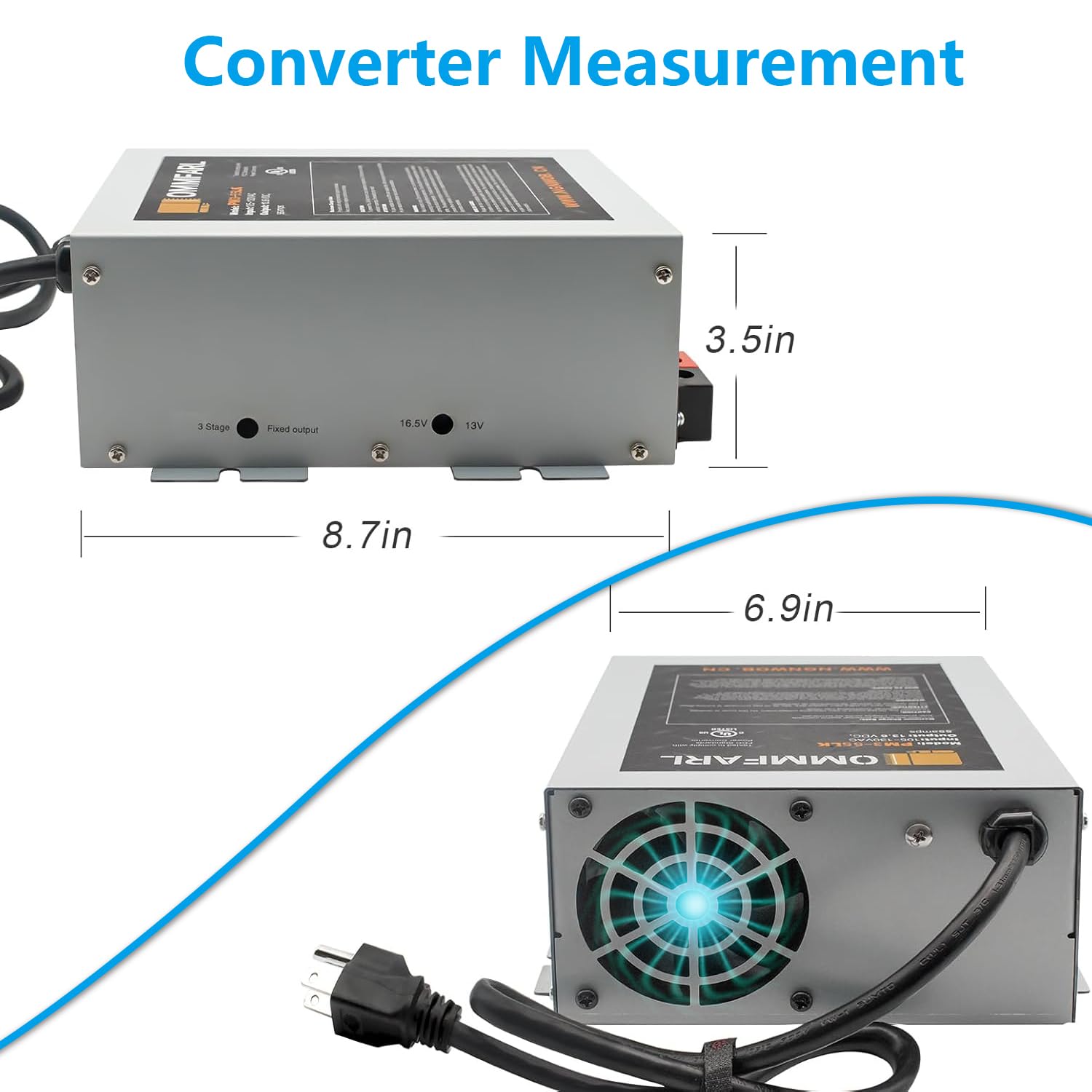 12 Volt Pm3 Converter Pulse Power Series RV Converter 12V DC