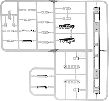 RC4WD Z-B0076 Mojave II Chrome Bumper/Parts Tree