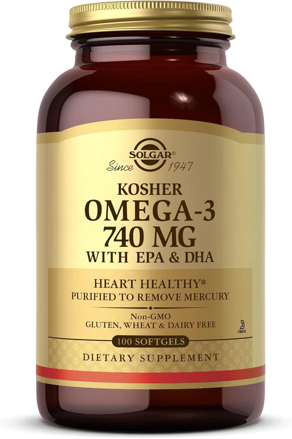 Solgar Kosher Omega3 675 mg, 100 cápsulas blandas Cardiovascular