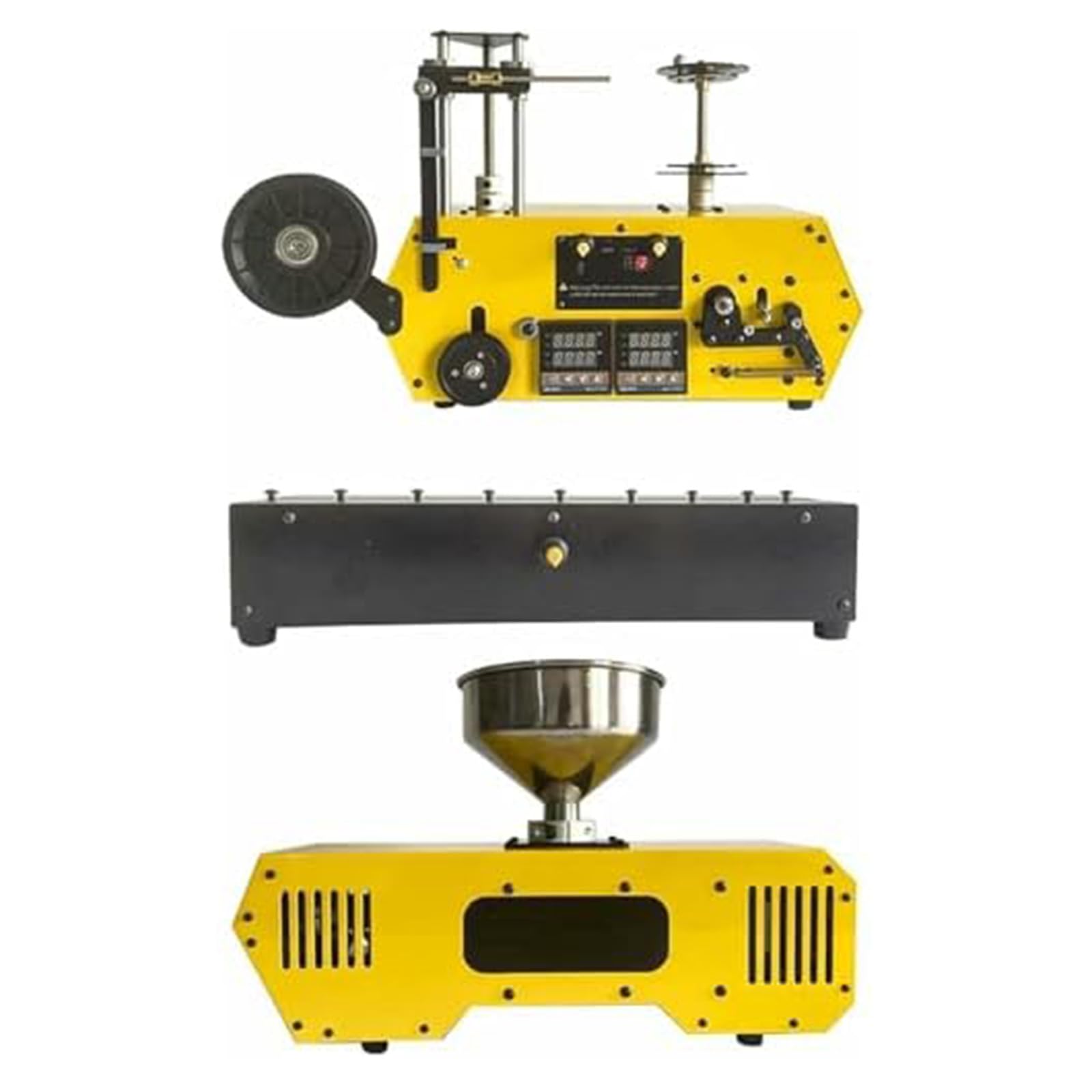 Hochgeschwindigkeits-Spulenwickelmaschine und Filament-Extruder für 3D-Drucker-Filamentproduktion, einstellbare Temperatur für effizientes Recycling