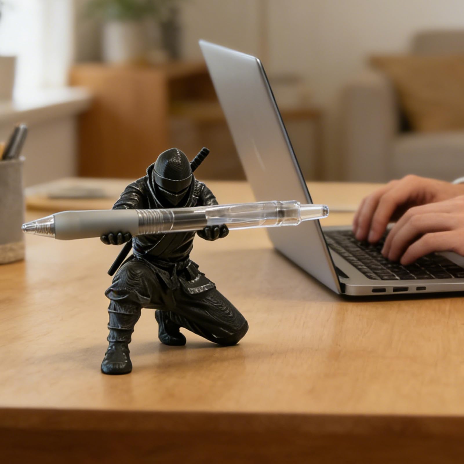 Amazon.co.jp: 3D プリント忍者ペンスタンド 便利忍者ペンホルダー