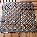 VIFAH V488 Interlocking Acacia Plantation Hardwood Deck Tile 4-Slat Style