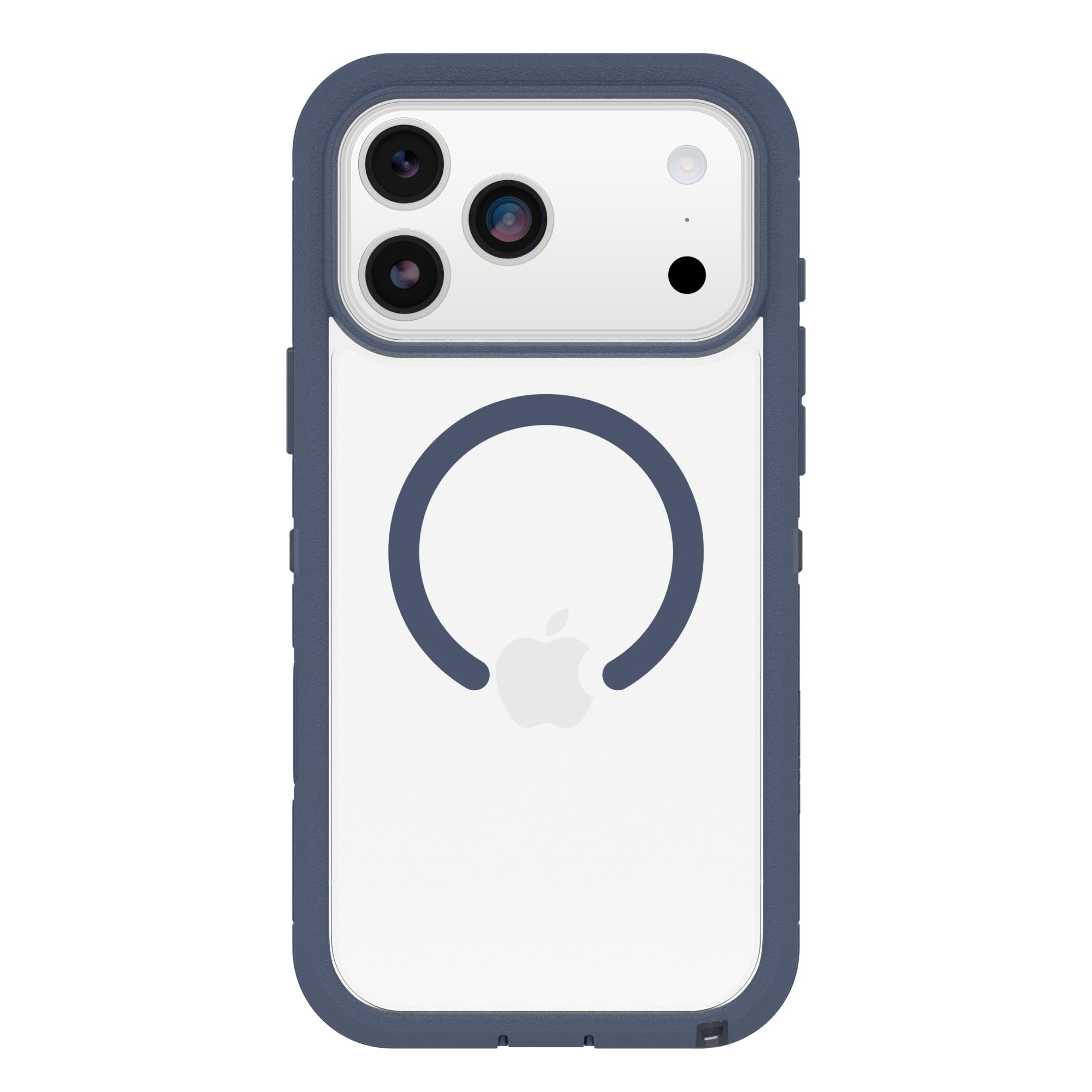 Photo 1 of OtterBox iPhone 17 Pro Max Defender Series Pro XT Clear Case - Baby Blue Clear - Tough, Rugged & Durable iPhone Case, Snaps on MagSafe