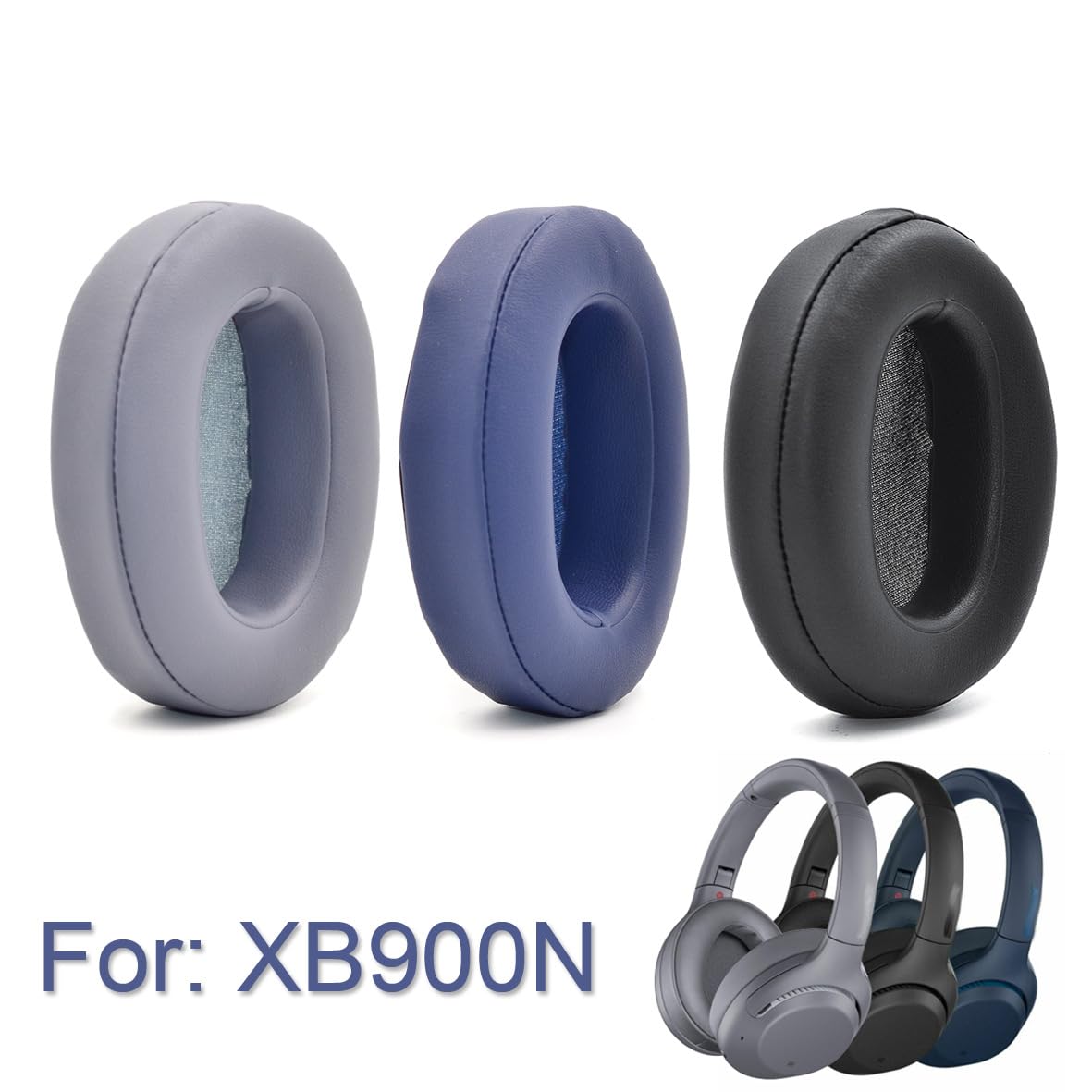Amazon | Sony WH-XB900N WHXB900 イヤーパッド 交換用イヤーパッド