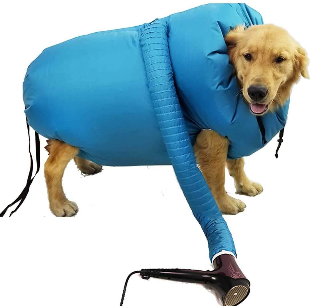 Ruisy Bolsa seca para mascotas, secador para mascotas, bolsa seca portátil para mascotas, bolsa plegable (M)