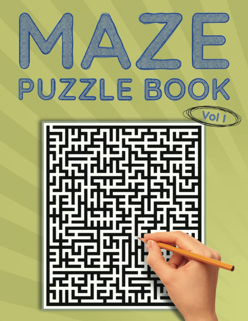 Maze Puzzle Book: Classic Simple Mazes, 80 Medium Difficulty Puzzles to Solve, Great for Kids, Teens, Adults & Seniors, Stress Relief & Relaxation