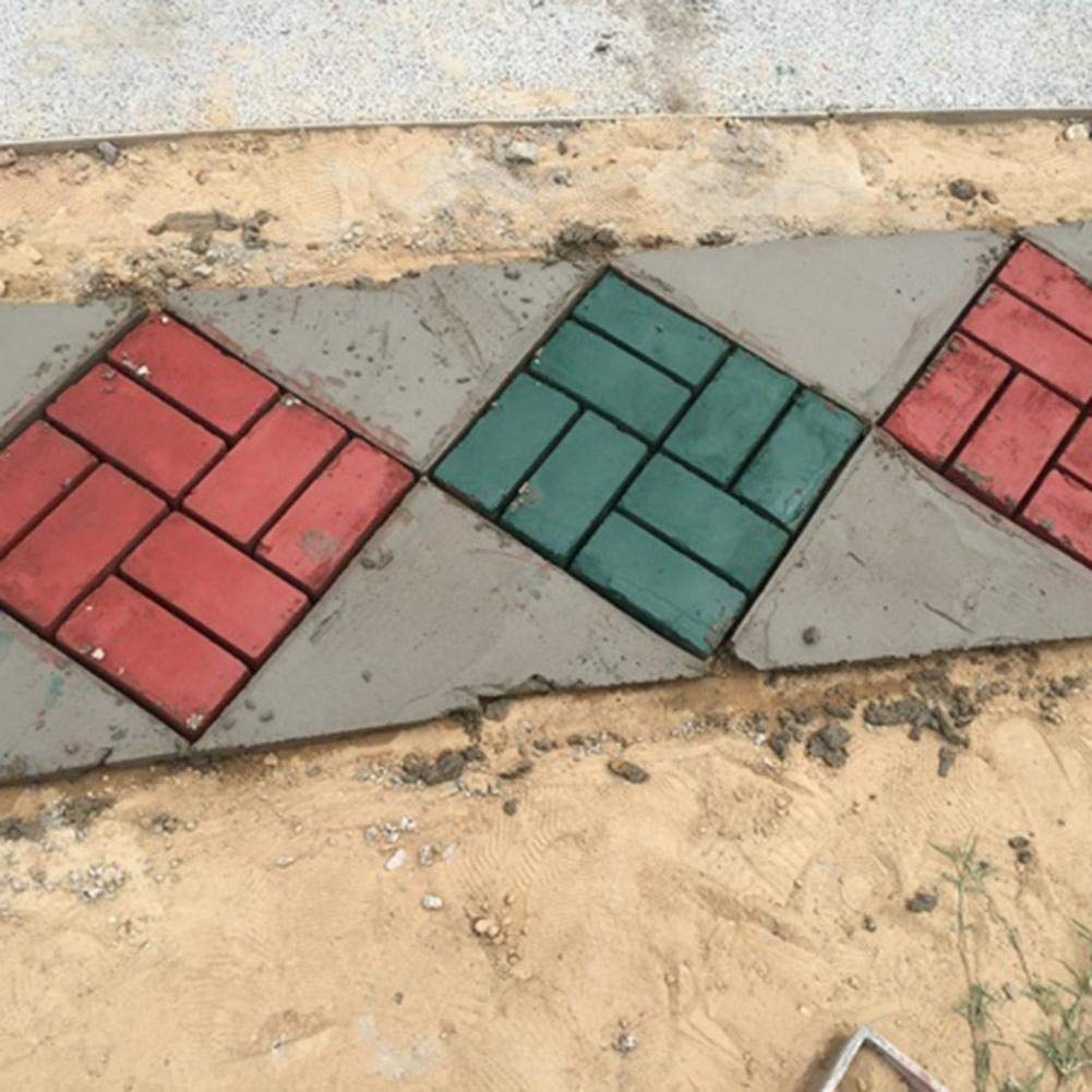 Formy do betonu nawierzchniowego, DIY forma do kostki brukowej dom podłoga w ogrodzie betonowa droga podjazd kamień