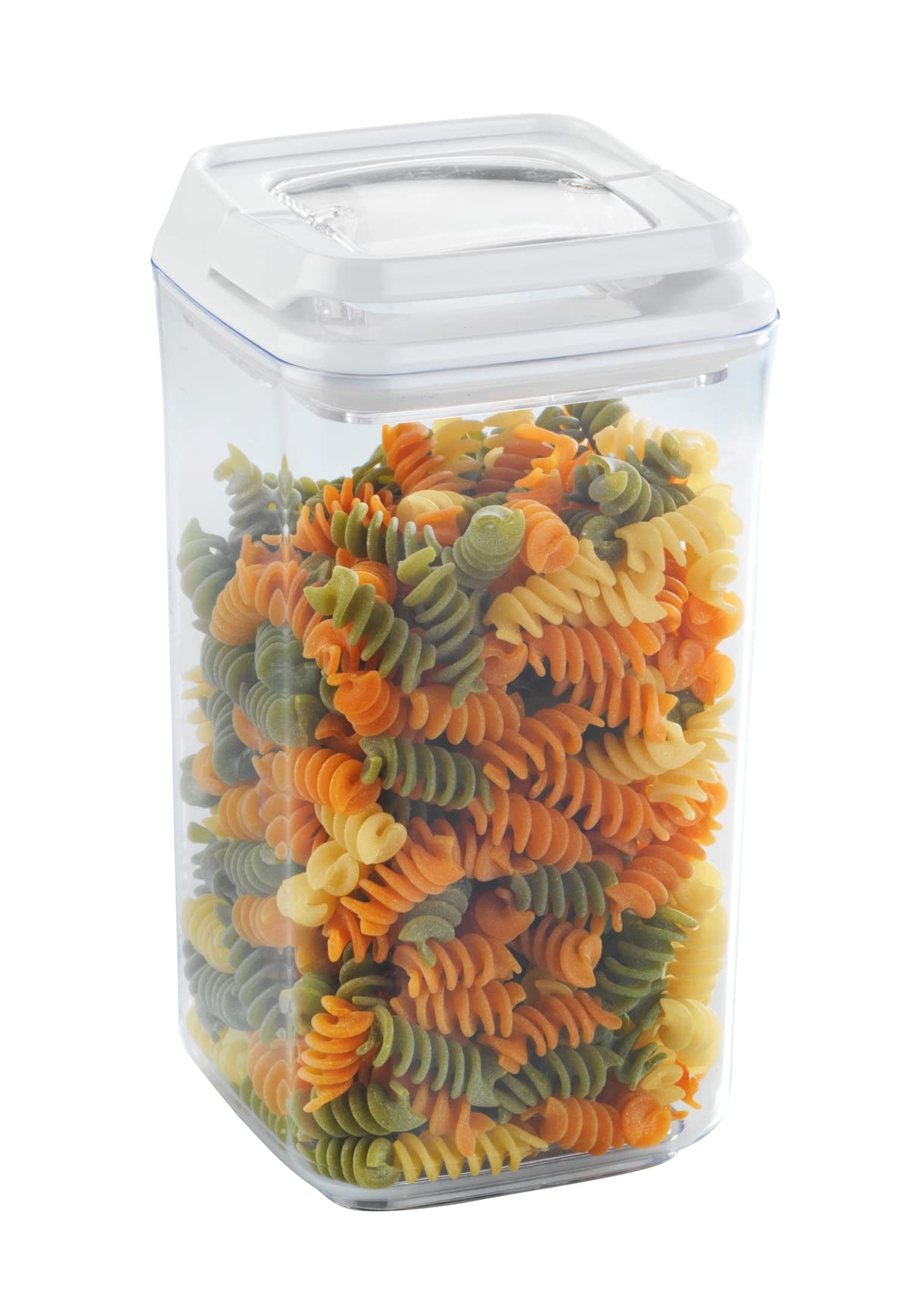 Wenko Barattolo per Alimenti Turin 1,20 l - Barattoli per provviste, contenitori salvafreschezza, ermetici capacità: 1.2 l, Polistirolo, 10 x 19.5 x 10 cm