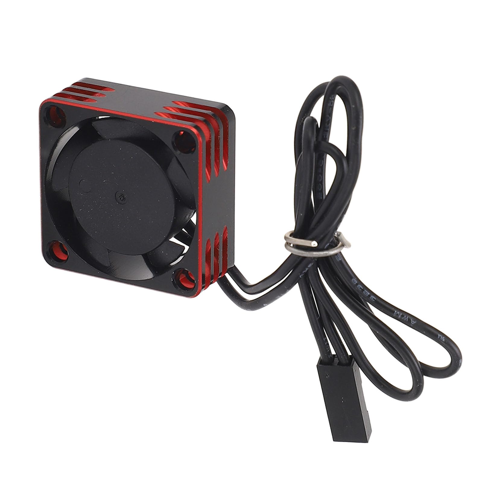 ESC Motor Cooling Fan, 19000rpm RC Car Cooling Fan Lightweight and Stable 25mm High Temperature for Upgrade (Red)