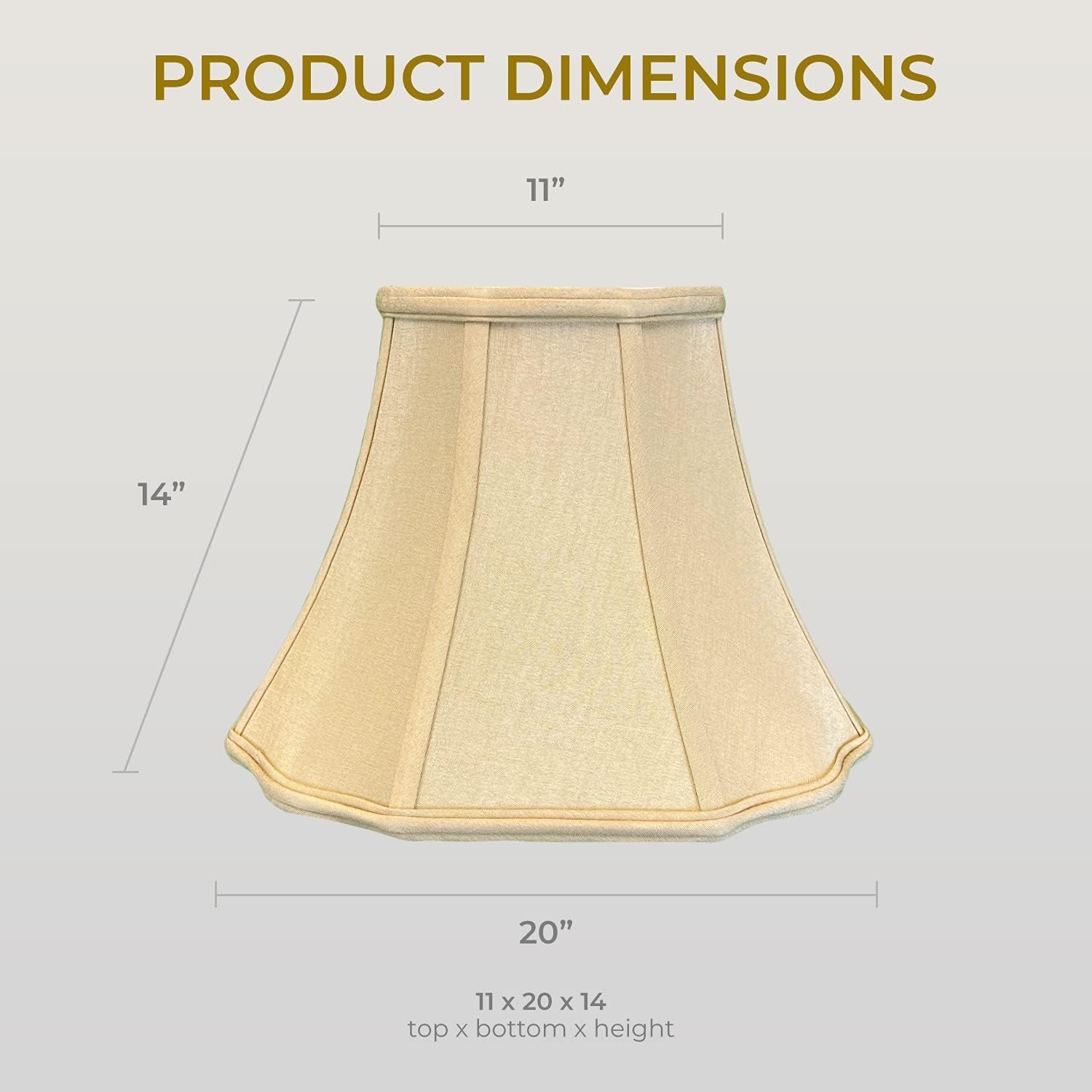 New Deal Royal Designs, Inc BS-701-20AGL Lampshades, 11 x 20 x 14, Antique Gold 🛒 Crazy Deals Royal Designs, Inc BS-701-20AGL Lampshades, 11 x 20 x 14, Antique Gold