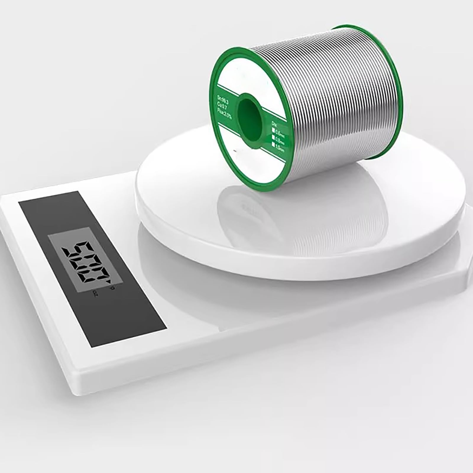 Bezołowiowy drut lutowniczy 100 PPM 700 g z zawartością 2% topnik lutowniczy elektryczny stop lutowniczy 99,3% cyna - 1,2 mm