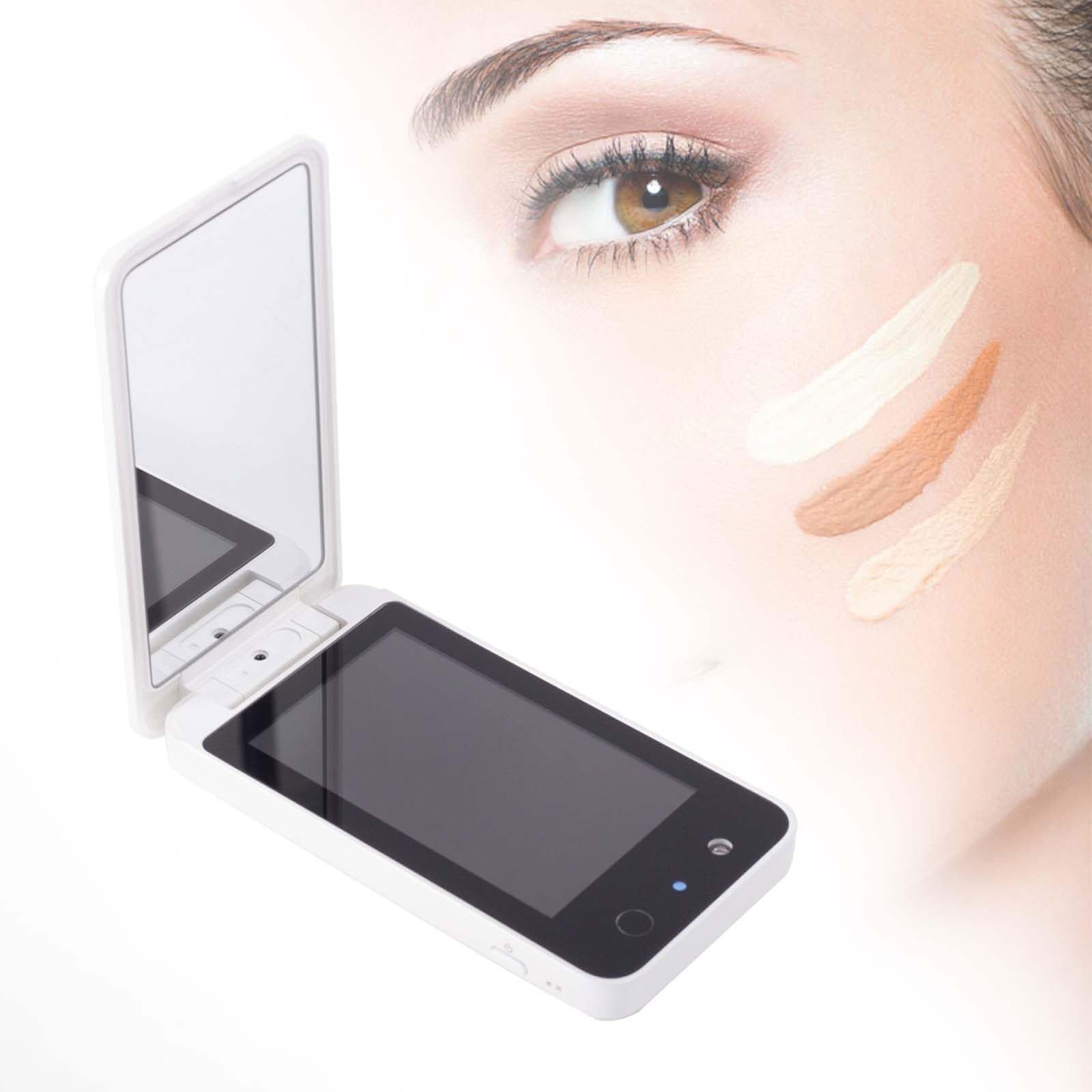 Miroir intelligent avec câble de chargement USB-C pour retouches nomades