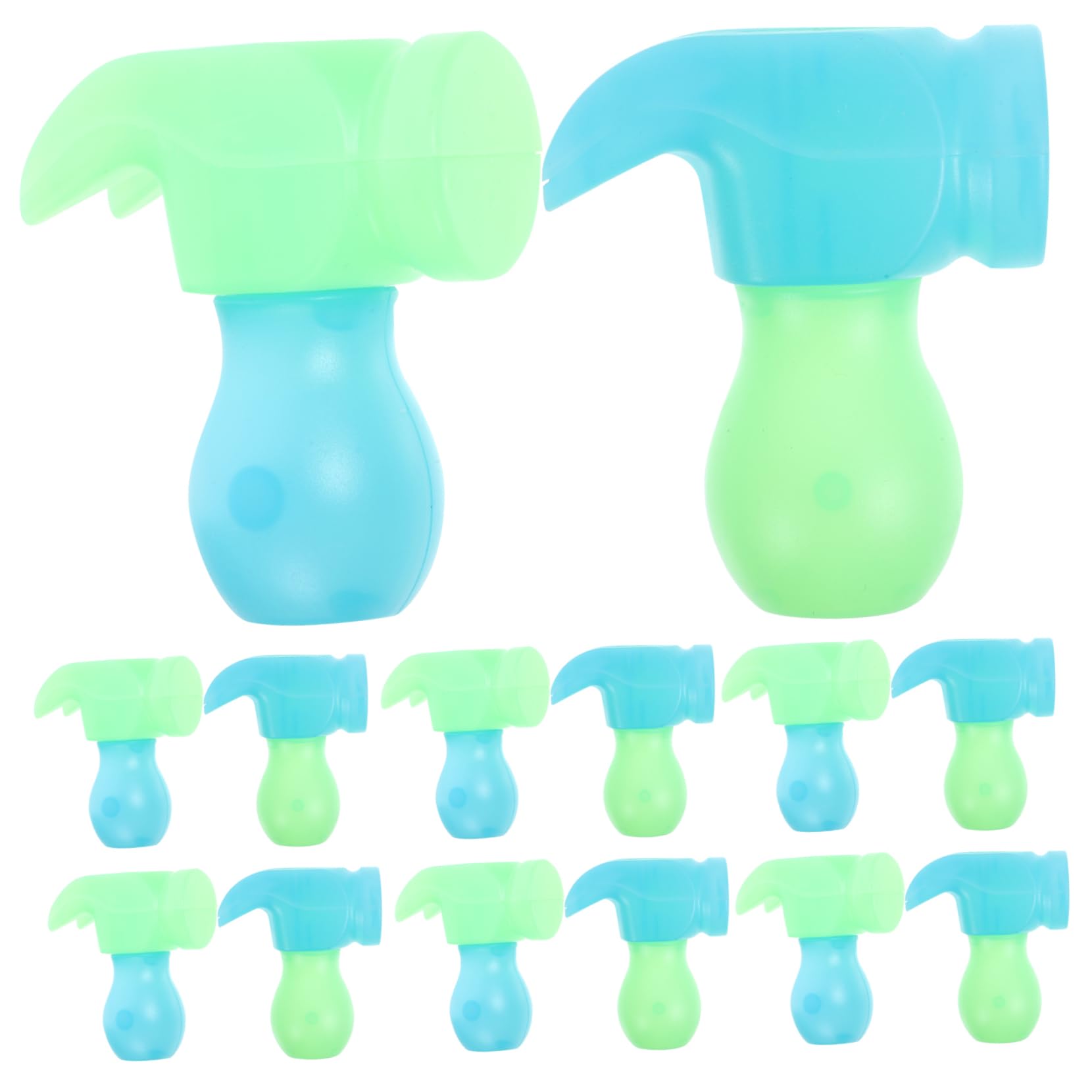 KONTONTY Boys and Girls Hammer Toy 3D Gravity Luminous Radish Hammer Fun Pounding Toy for Children