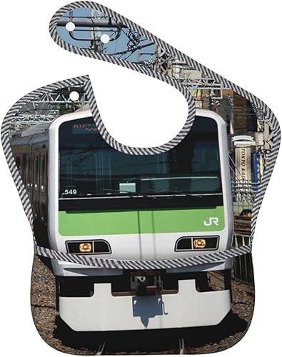 ZOOKISS 電車柄 お食事エプロン
