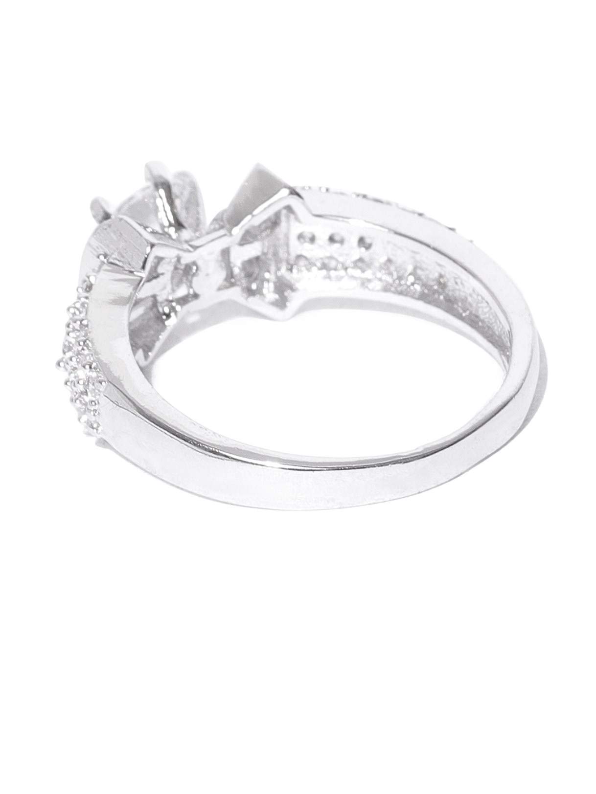 Non-Precious Metal Brass and Cubic Zirconia Ring