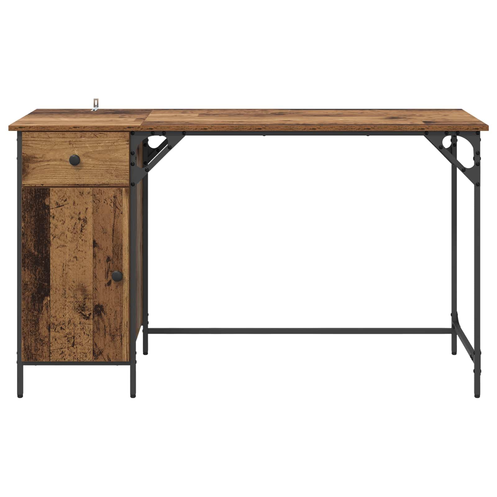 Scrivania per computer Legno Vecchio 131 x 48 x 75 cm Legno