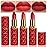 evpct 3Pcs Dark Deep Light Bright Ruby Red Matte Lipstick Set for Women Red Matte Silky Velvet Listick Waterproof Long Lasting Smudge Proof 24 hour Lip Stain Makeup matte lipstick 24 hours original 5