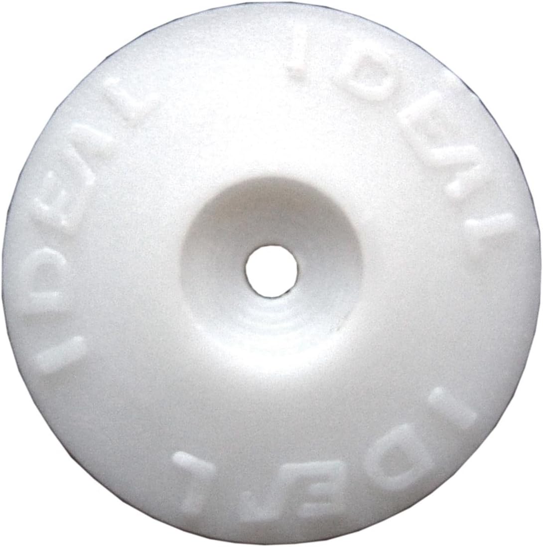 Ideal SecuritySKPHC Plastic Cap Washers for Nails or Screws Box of 500, 7/8 Inch, White, Count