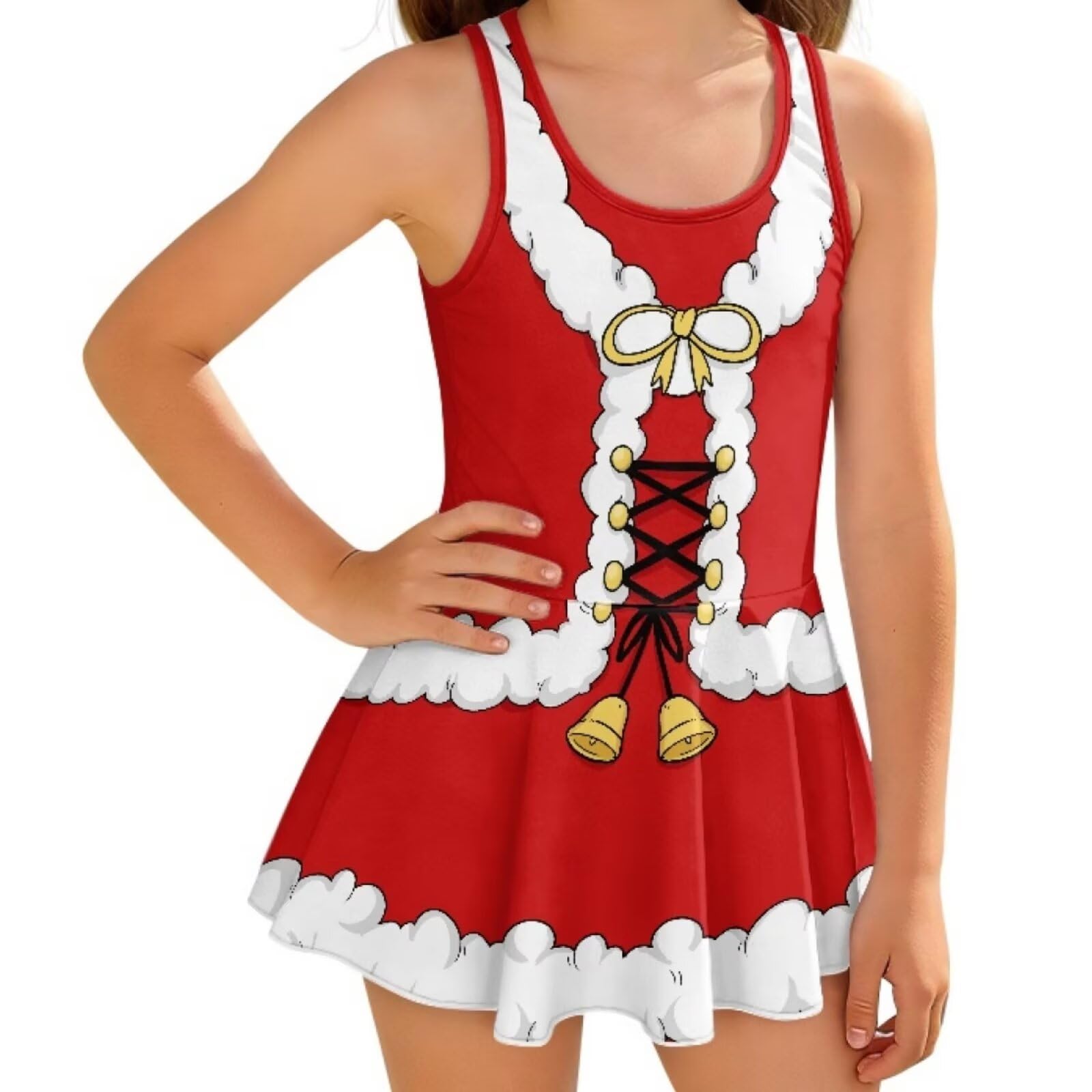 KEIAHUAN Gymnastics Leotards for Girls Sleeveless Bodysuit Dance Leotards Performance Costume