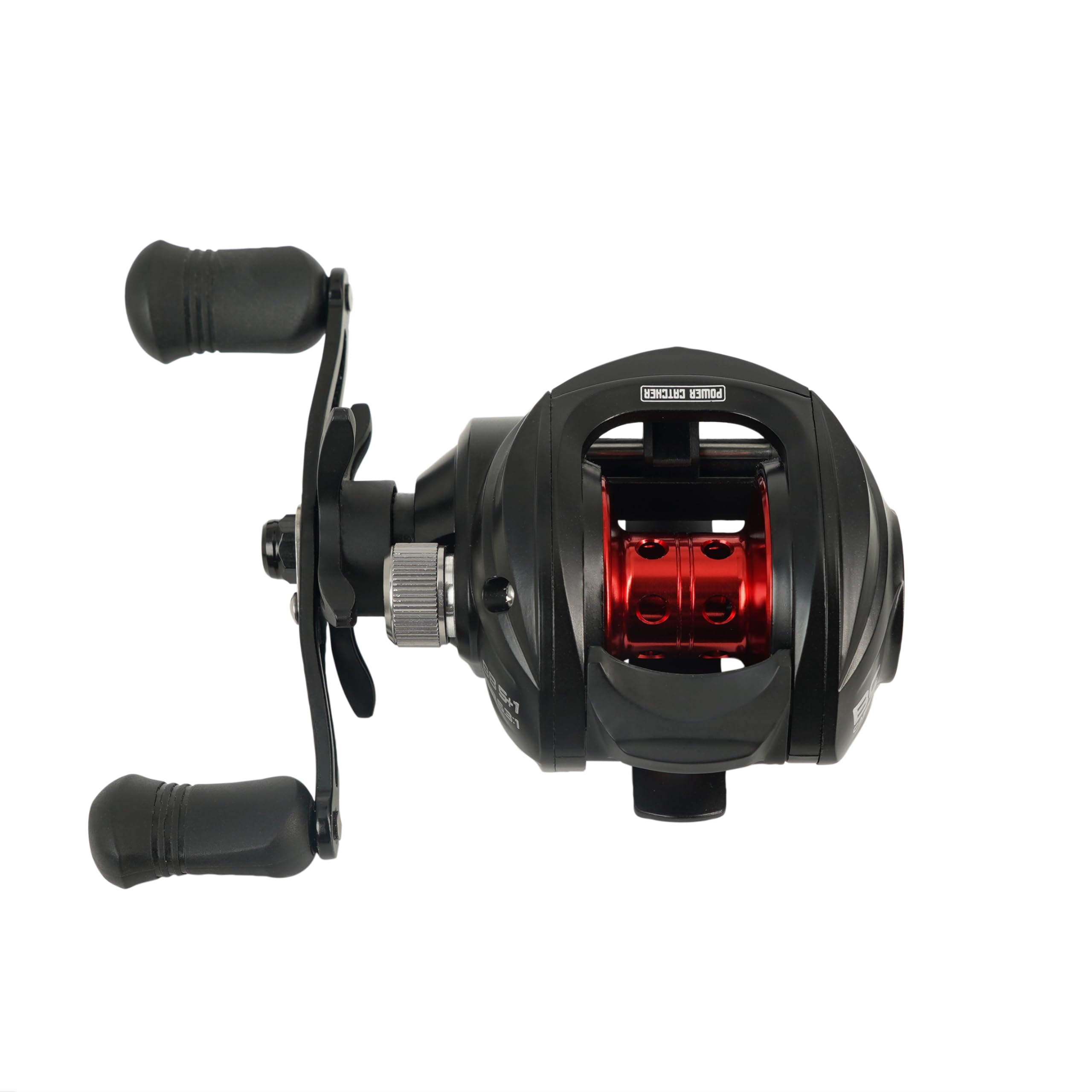 SPRO Power Catcher Caster BC Baitcasterrolle – Baitcasterrolle fürs Angeln auf Raubfisch – Linkshänder Rolle – mit 5+1 BB-Kugellagern – Gear Ration 6.3:1