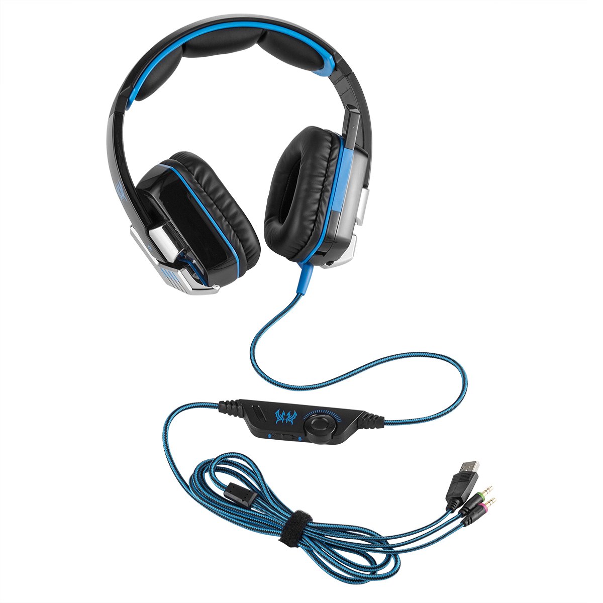 Amazon | KOTION EACH ゲーミングヘッドセット ヘッドホン 3.5mm