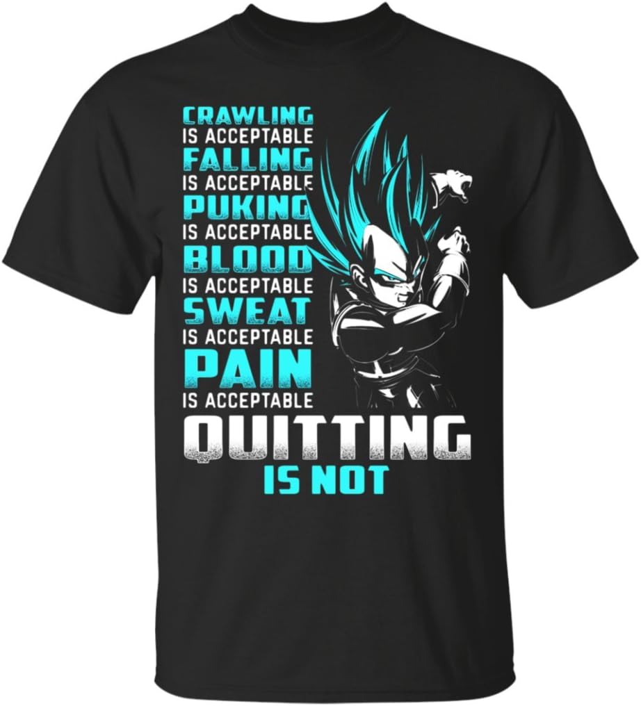 Vegeta God Shirt-Super Saiyan God-Vegeta Quote-Dragon Ball T-Shirt-Unisex