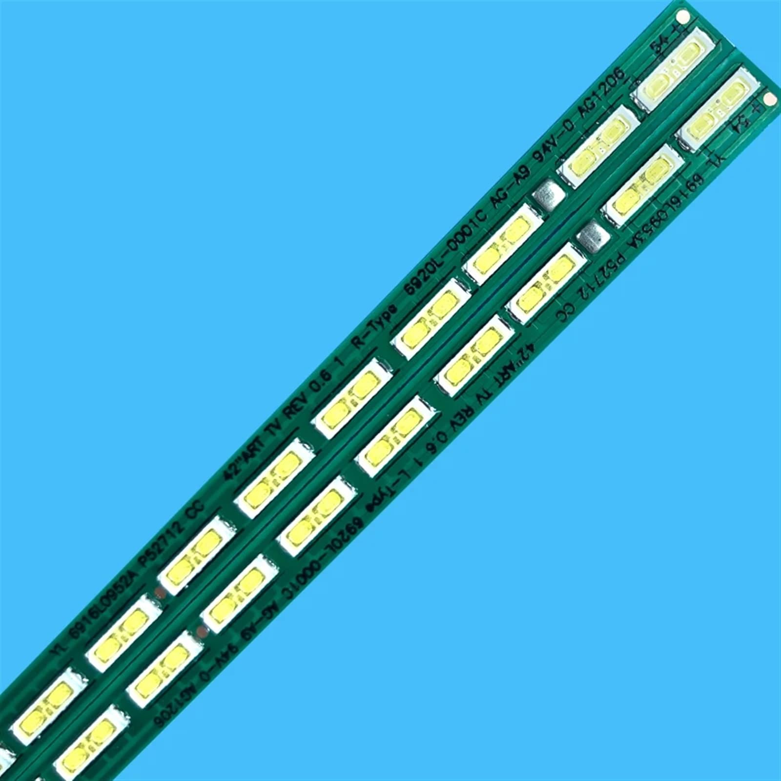 Striscia di retroilluminazione a LED da 465 mm Compatibile for TV Art da 42 "Rev 0,6 1 R L-Type 6920L-0001C LE42H5R3D 42E700S 42E750A 42E760A LC420EUN Fe F1