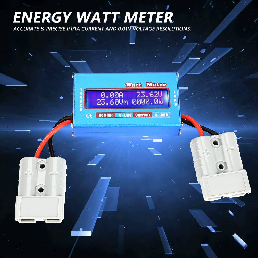 YWBLWH Watt Meter 0100A 060V DC Power Analyzer High Precision Watt
