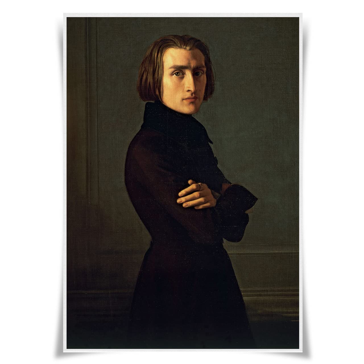Nice Captain Franz Liszt Portraits Of Top 10 Musicians A3 Poster World Famous Musicians Print Home Decor (Franz Liszt)