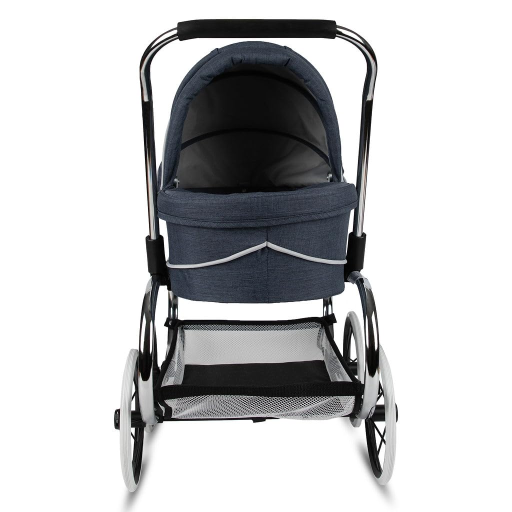 Valco Baby Classic Bassinet Doll Stroller Denim Blue Desertcart