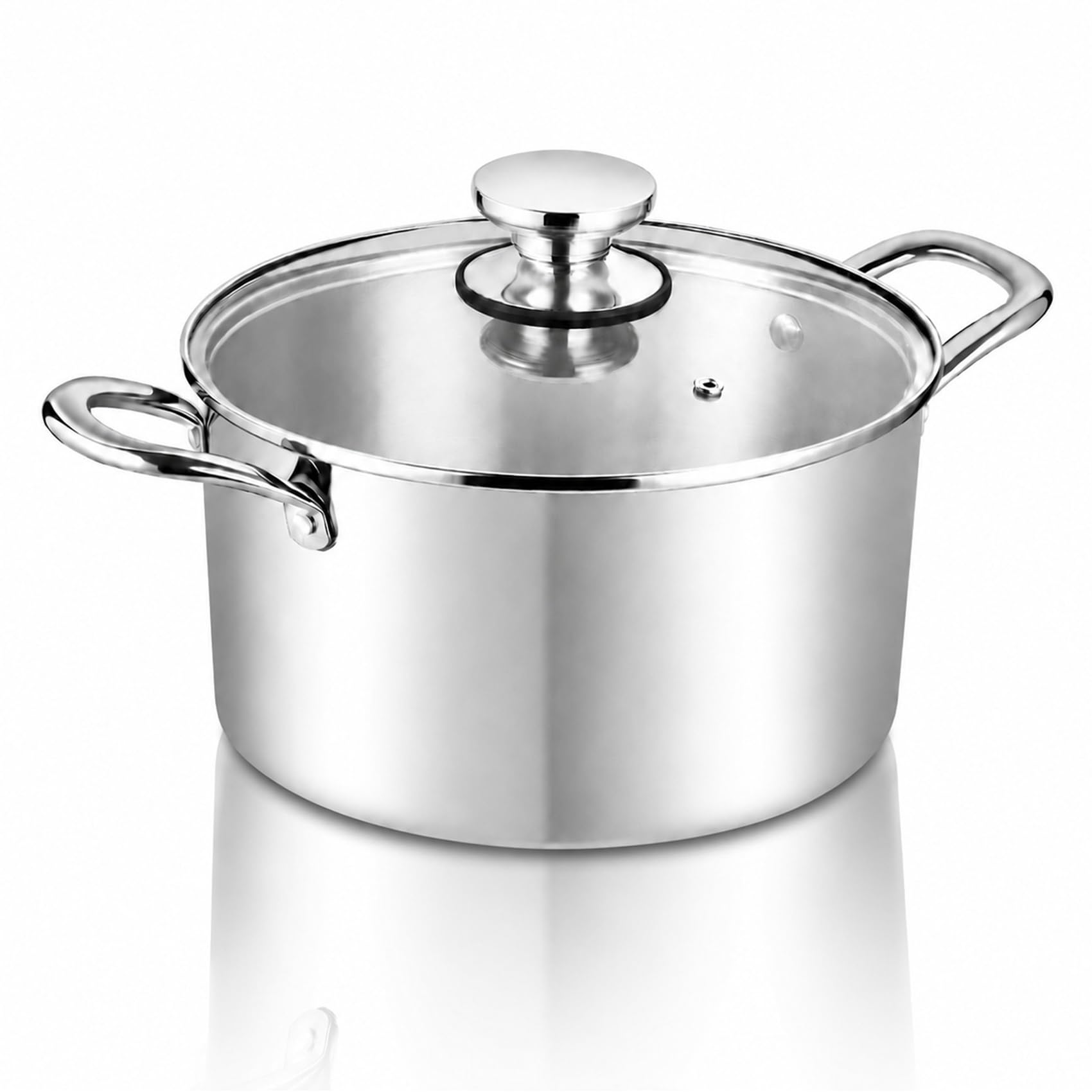 TeamFar 4.5 Quart Stock Pot