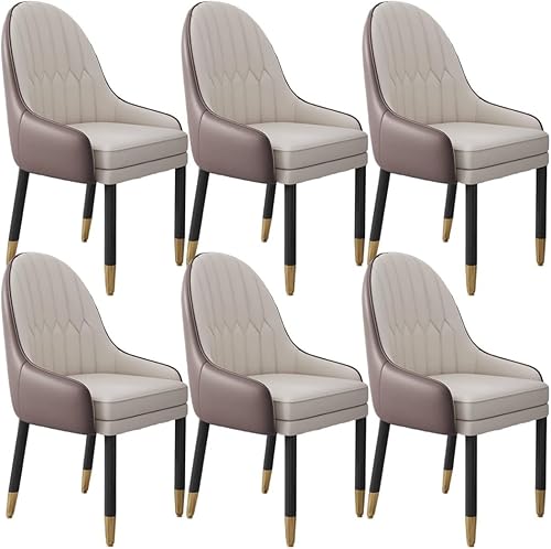 Miniatura 52 de YVYKFZD Sillas de comedor de cuero, juego de sillas de comedor, silla de cocina con patas y respaldo de madera, sillón tapizado, silla auxiliar