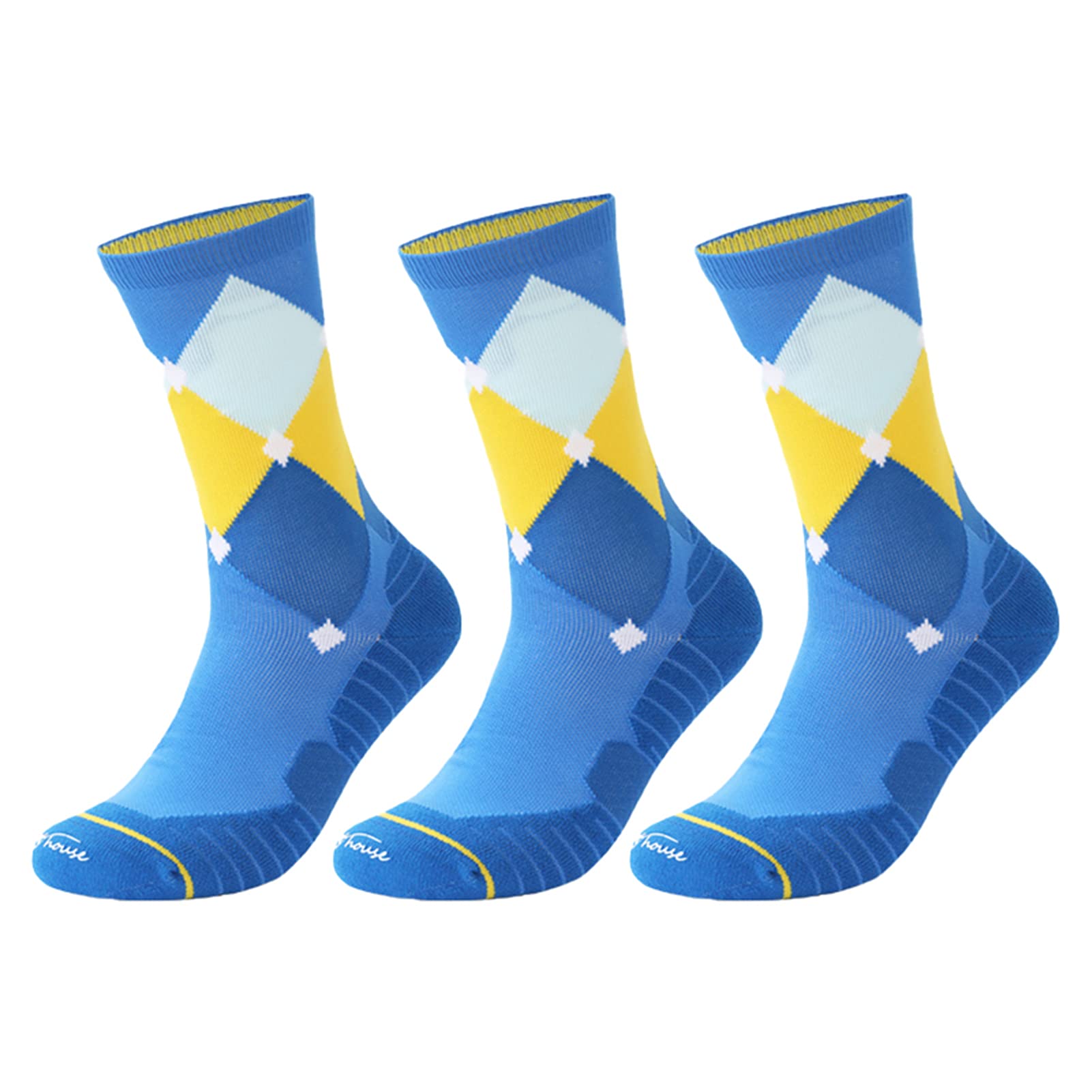 Calzini da Uomo in Esecuzione da Uomo Maratona Esterno Calzini Sportivi Traspiranti in Esecuzione Athletic Casual umidità Calzini for Wicking Calzini da Corsa