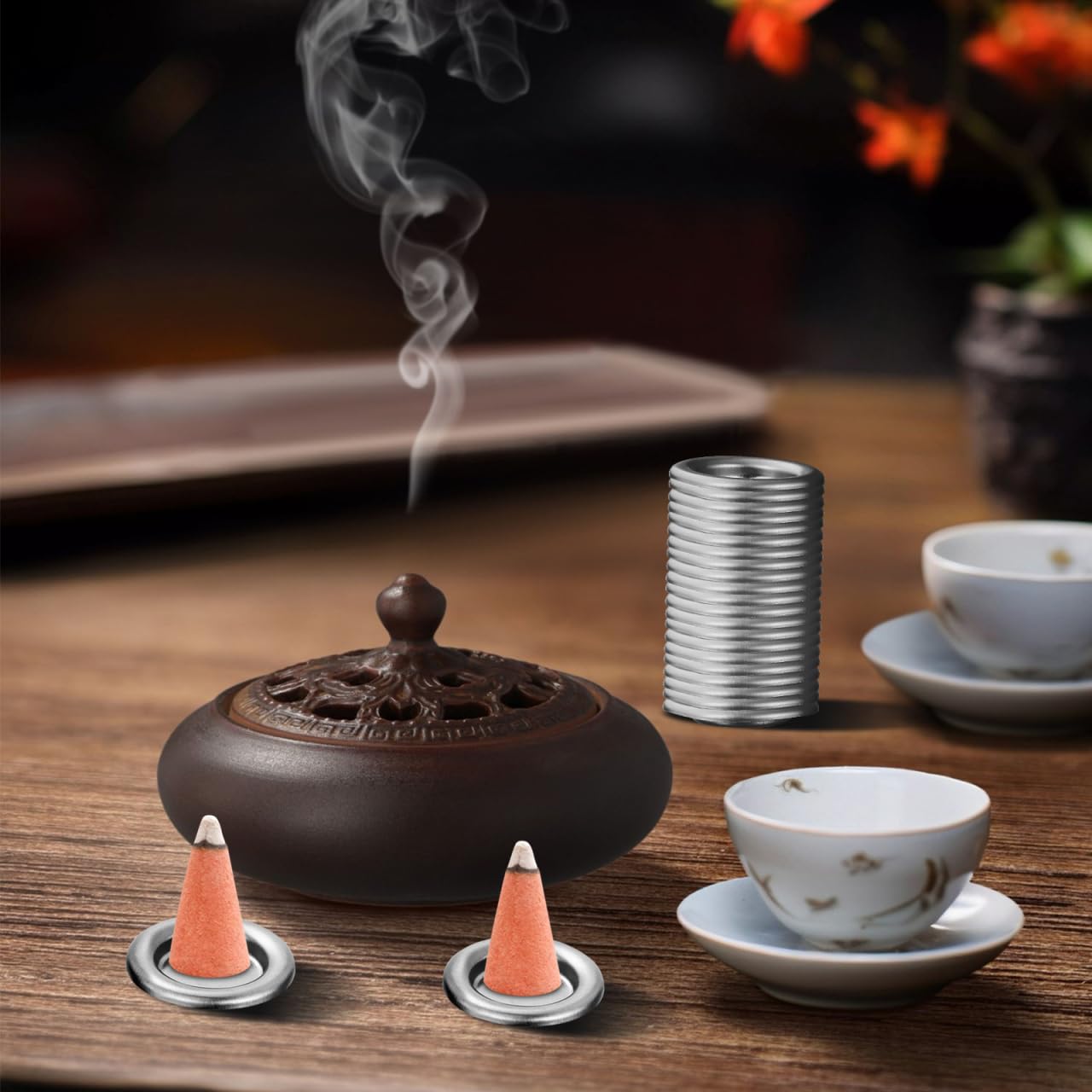 Amazon.com: 50pcs Tower Incense Tray Incense Holder Incense Cone