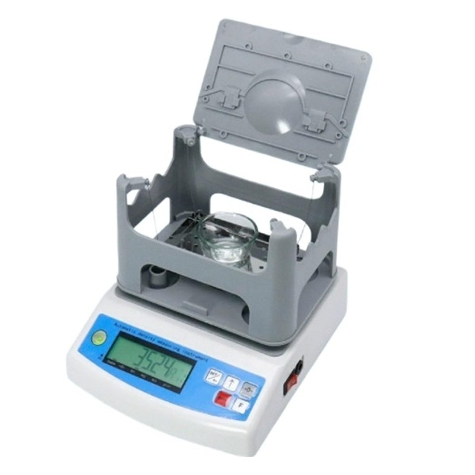 Miernik gęstości ciał stałych 300G 0,01G Cenny miernik gęstości automatyczny | Metalowy, złoty, gumowy, plastikowy tester czystości małych cząstek(120x0.001g)