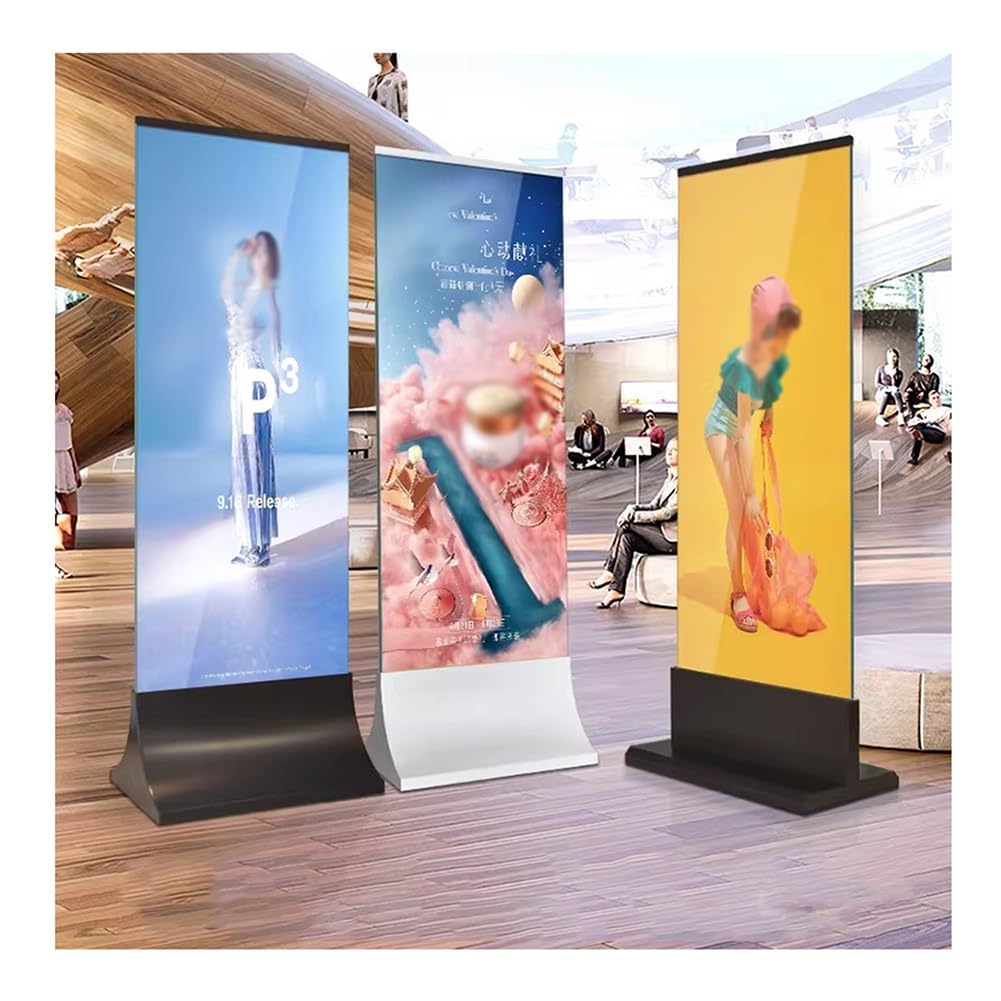 Soporte de señal de pedestal resistente, doble cara para exhibiciones publicitarias, ideal para negocios y eventos