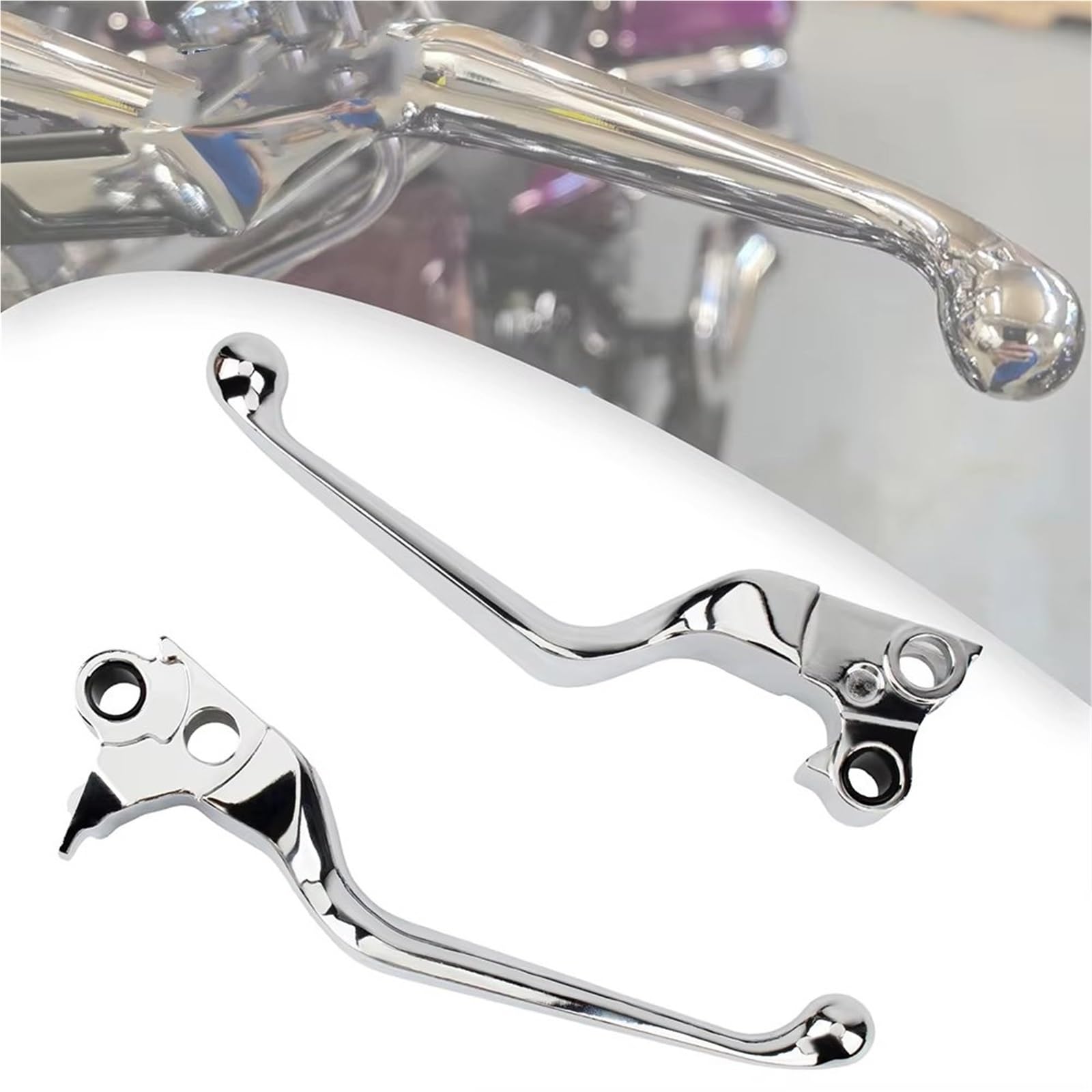 Leva Frizione Freno Moto Per Sportster XL Per Dyna Per Softail Per Fatboy Per moto da turismo Leve freno frizione Comando manuale cromato Freno Frizione Leva