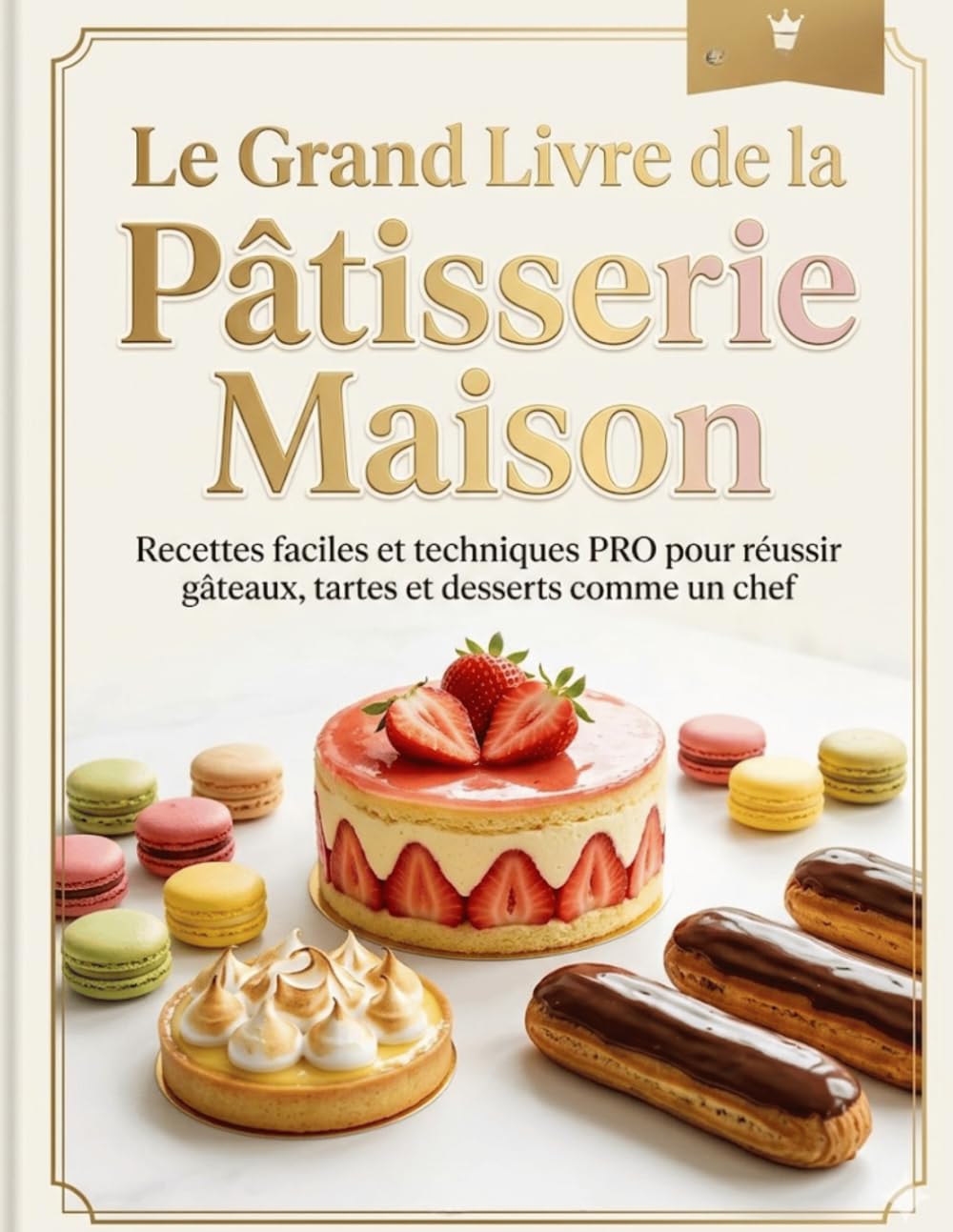 Le Grand Livre de la Pâtisserie Maison : Recettes Faciles et Techniques PRO pour Réussir Gâteaux, Tartes, Crèmes et Desserts comme un Chef: Toutes les ... expliqués simplement avec des résultats ..