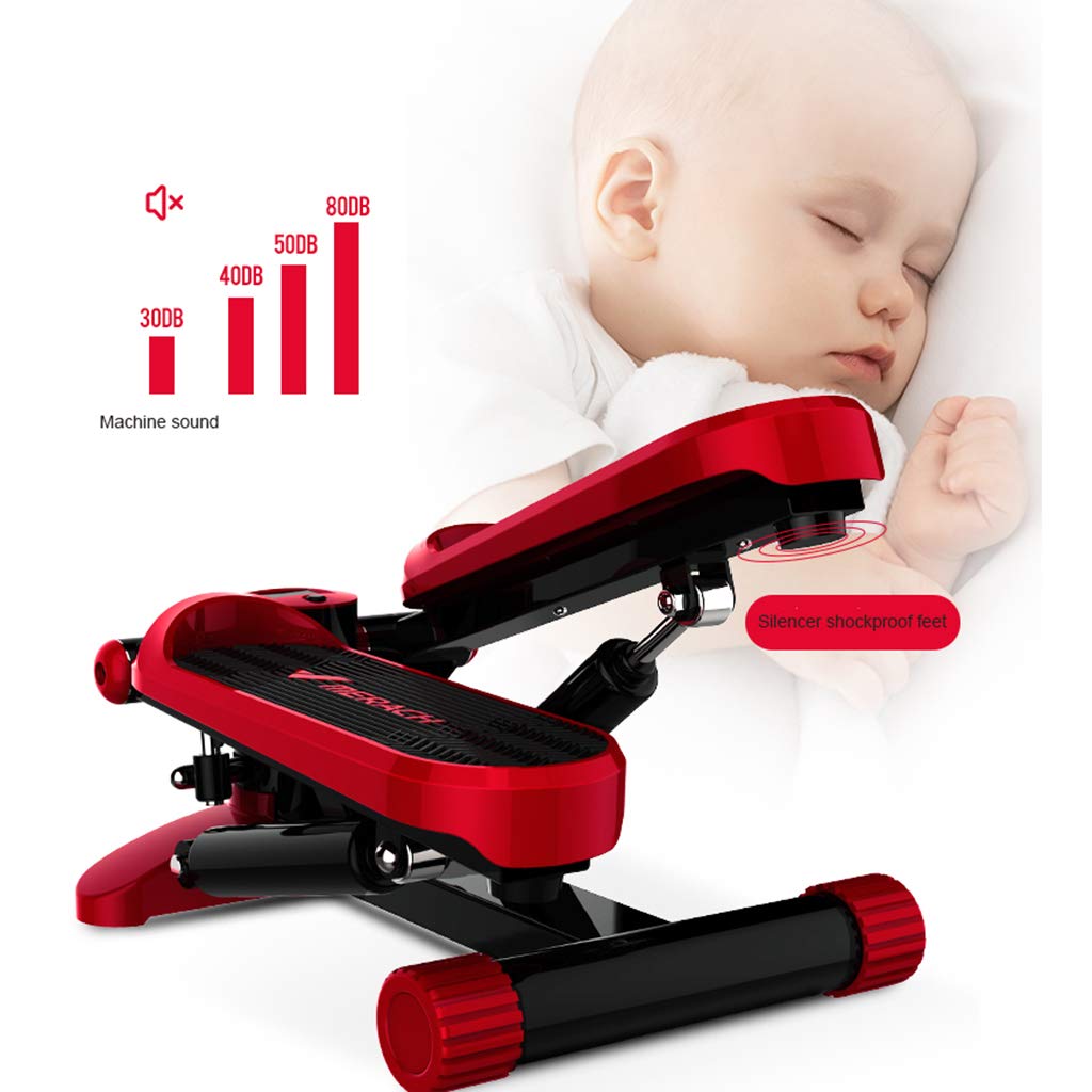 Stepper,Mini Display Coppia Esercizio Braccio Linea scalatore Palestra Altalena in Un Passo, simula l'alpinismo a casa, Facile da trasportare, Design ergonomico, carico 150 kg