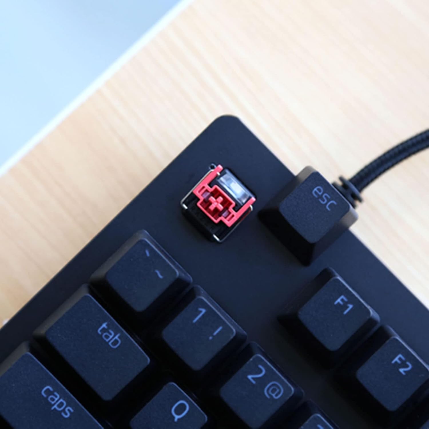 Generic 4Pcs Red Optical Switches V2 Hot Swap Slient Switch for Razer Huntsman Elite Gaming Mechanical Keyboard Linear clicky image 2