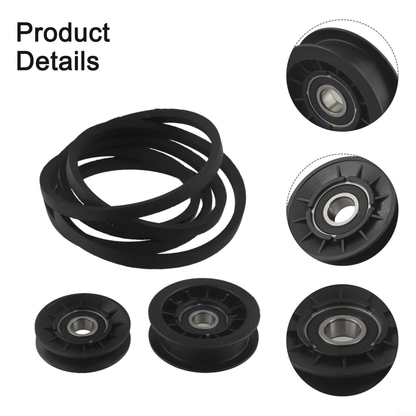 GX20006 GX20286 GX20287 - Kit de correa de transmisión de polea tensora de repuesto, para L100 L110 L120 L130 L107 L111 LA110 LA120, piezas de cortacésped para tractor de césped
