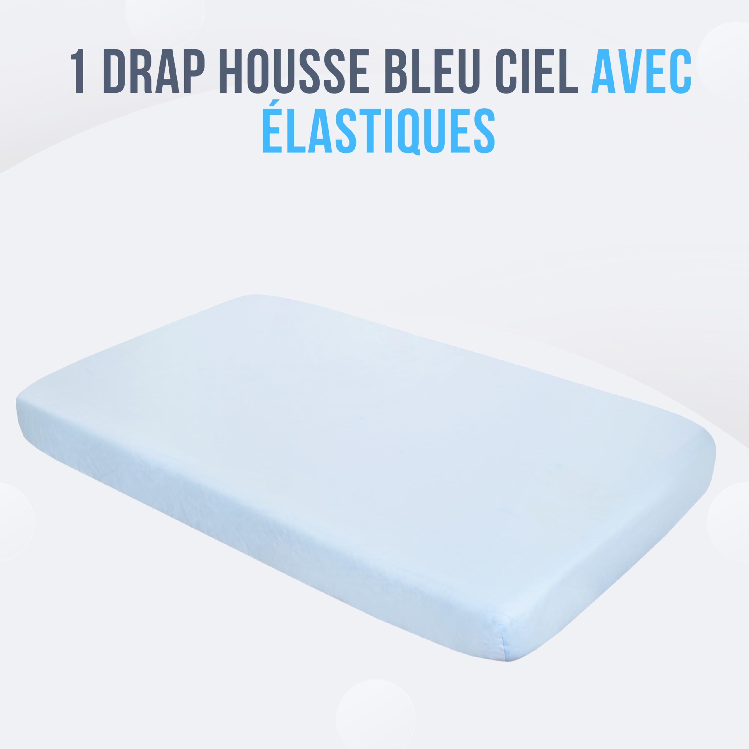 Goysila Drap Housse Cododo Bébé Lot De 2 Pièces 100% Coton Oeko-Tex 1 Alèse Protège Matelas Respirante Compatible Berceau Chicco Next2me Dream Magic Kinderkraft Uno Safety 1st Lullago Matelas 50x83 cm