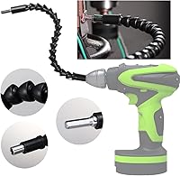 Vista 4 de YENJO Juego de 21 extensiones de brocas flexibles, incluye adaptador universal de enchufe de 12 38 14 pulgadas y taladro de ángulo recto de 105, 3