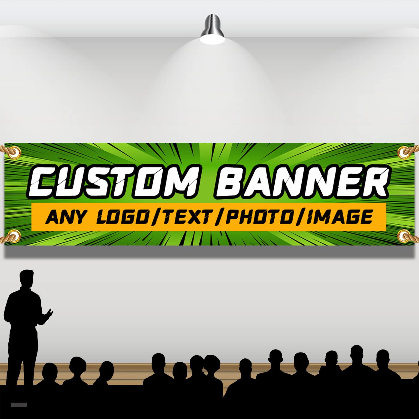 Custom Banners and Signs Customize Outdoor/Indoor Personalized Customized Banner Custom Banner with Photo/Text for Birthday Party Business Graduation