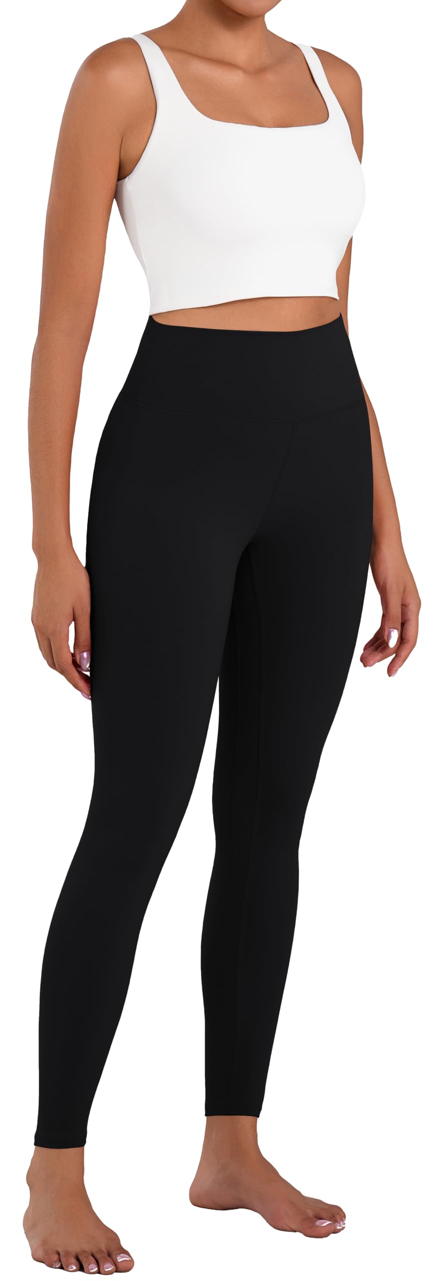 Sunzel - Leggings da allenamento da donna contenitivi a vita alta, nero, XX-Large