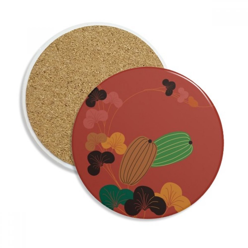 Peinture Japonaise Coaster céramique absorbant | Porte-tasse dessous de verre multicolore