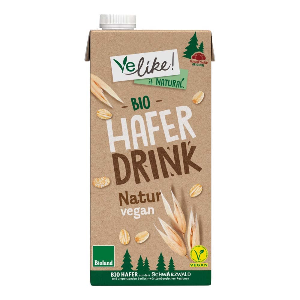 Velike! - Bebida natural de avena, 12 x 1 litro.