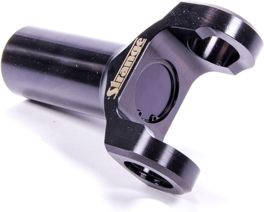 Strange Slip Yoke, 32 Spline, 5.500 in Long, Chromoly, Black, 1350 U-Joint, Super T10 / TH400 / 4L80E, Each