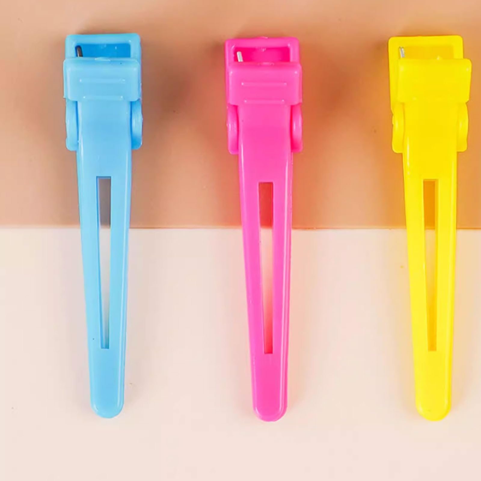 60pcs Perms Hair Clips, Hair Barrette, Hairdressing Clamps, With Good Tension to Ensure Firm Grip Professional Perms Tools Suitable For Hair Salons Homes And Other Places 3 Color 1
