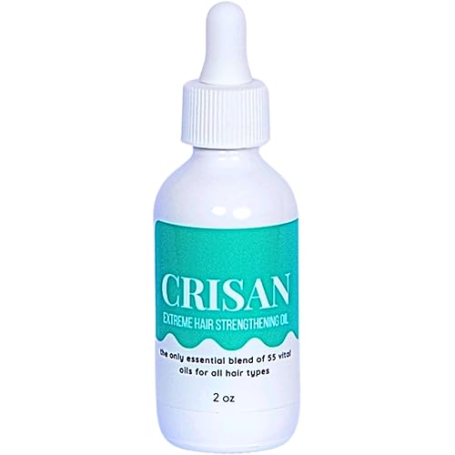 Crisan Aceite de crecimiento del cabello extremo de 2 onzas para fortalecer el cabello, tamaño de viaje, combate la caspa, aumenta el brillo, el